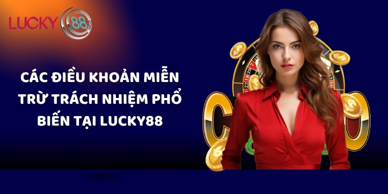Các điều khoản miễn trừ trách nhiệm phổ biến tại Lucky88